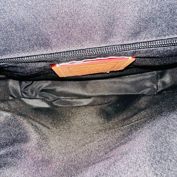 COACH HOUSTON MAP BAG IN SIGNATURE CANVAS CROSSBODY MESSENGER BAG UNISEX - Picture 7 of 11